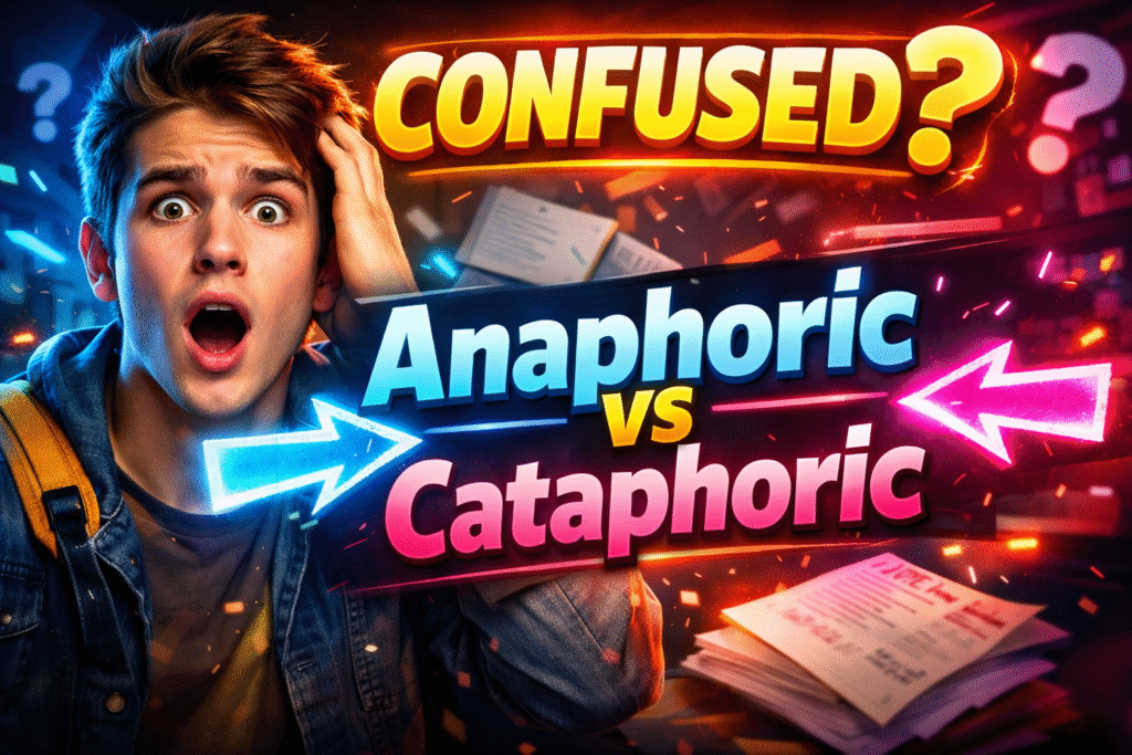 Anaphoric and Cataphoric reference