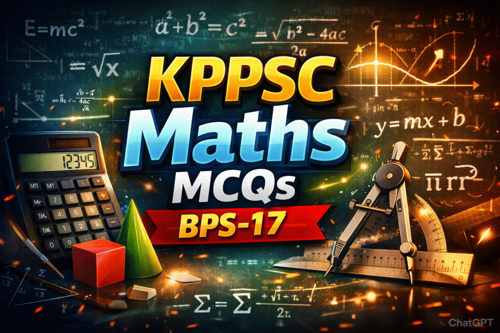KPPSC Maths MCQs