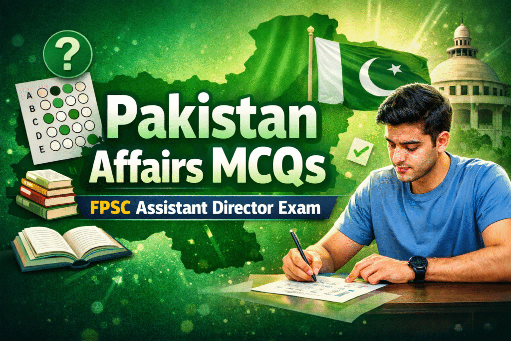 Pakistan Affairs MCQs