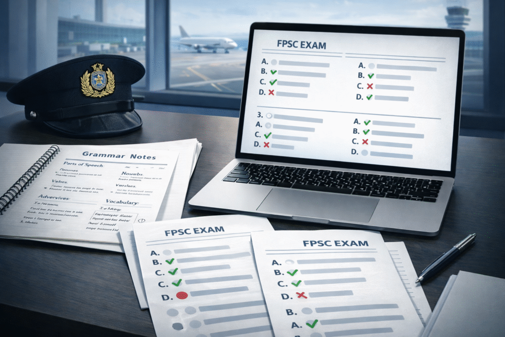 Assistant Director ASF (BPS-17) English MCQs