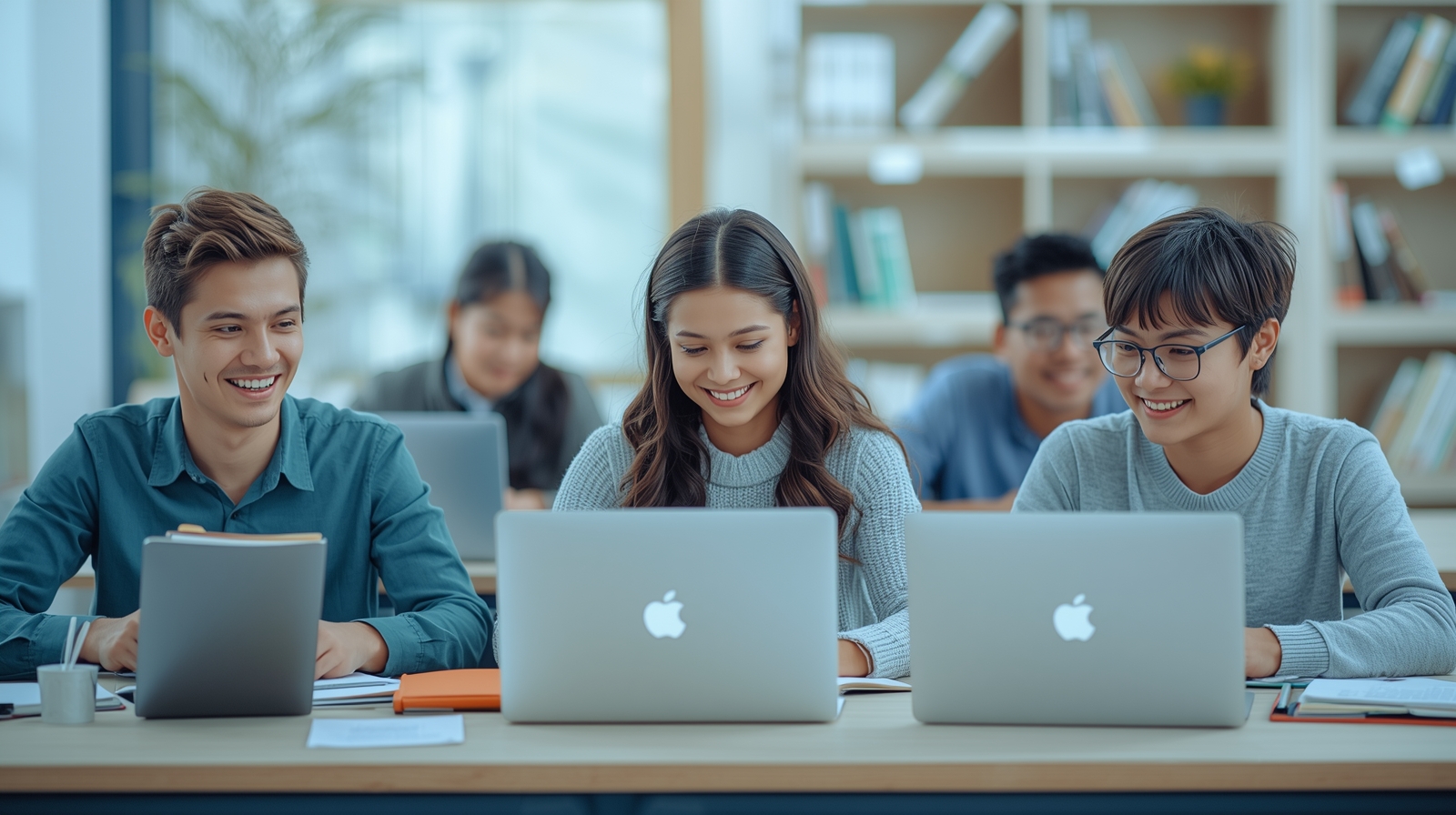 Students studying with ejeelearnhub